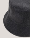 Gorro bucket reversible gris y marino