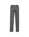 Washed navy trousers