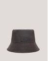 Reversible camel and brown bucket hat - Woman | Roberto Verino