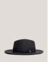 Sombrero ala ancha fieltro gris oscuro - Mujer | Roberto Verino