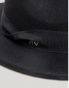 Sombrero ala ancha fieltro negro