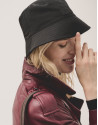 Gorro bucket reversible gris y marino - Mujer | Roberto Verino