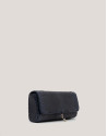 Bolso Clutch Ariana piel serpiente azul marino | Roberto Verino
