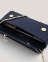 Bolso Clutch Ariana piel serpiente azul - Sale | Roberto Verino