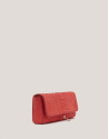 Bolso Clutch Ariana piel serpiente rojo carmesí | Roberto Verino