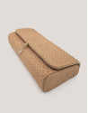 Bolso Clutch Ariana piel serpiente beige - Sale | Roberto Verino