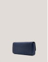 Bolso Clutch Ariana piel serpiente azul - Sale | Roberto Verino