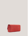 Bolso Clutch Ariana piel serpiente rojo carmesí | Roberto Verino