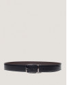 Black and brown reversible belt