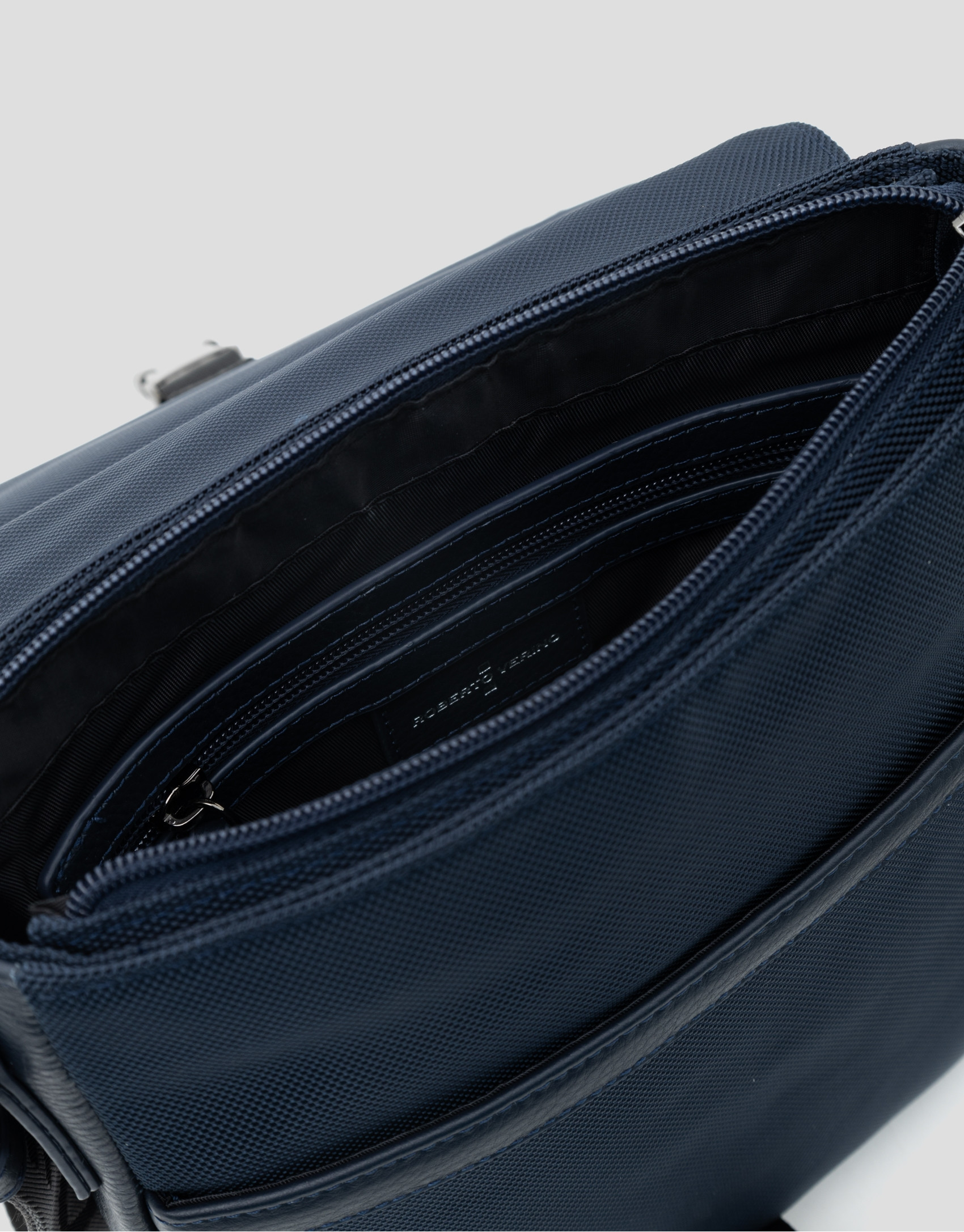 Bolso bandolera tablet nailon azul