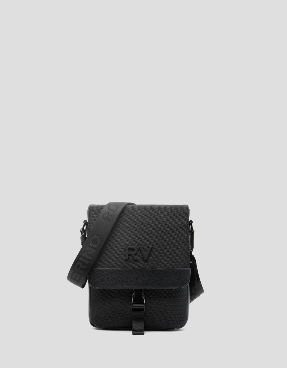Bolso bandolera tablet nailon negro