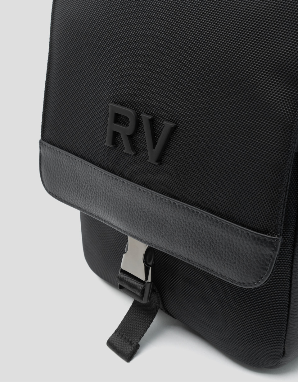 Bolso bandolera tablet nailon negro