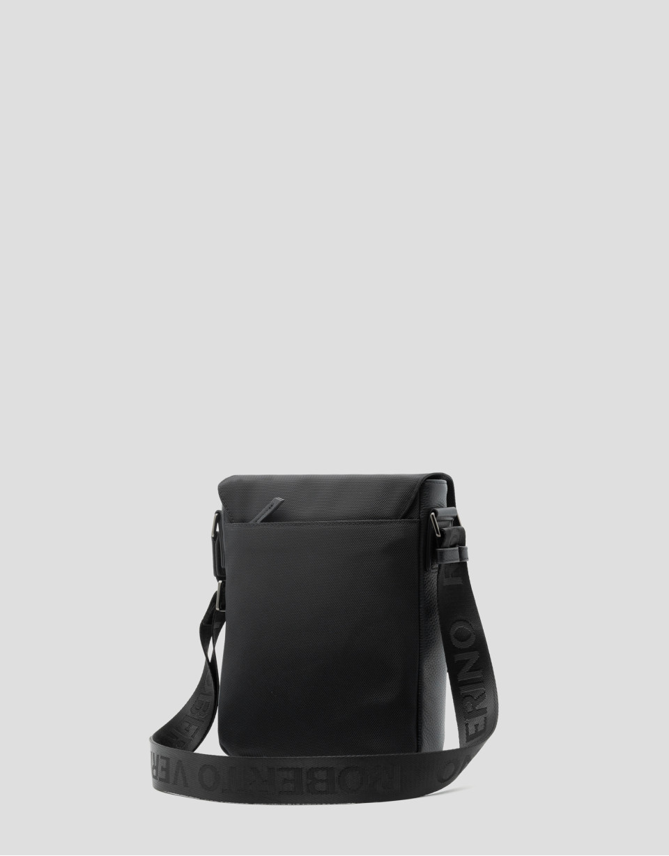 Bolso bandolera tablet nailon negro