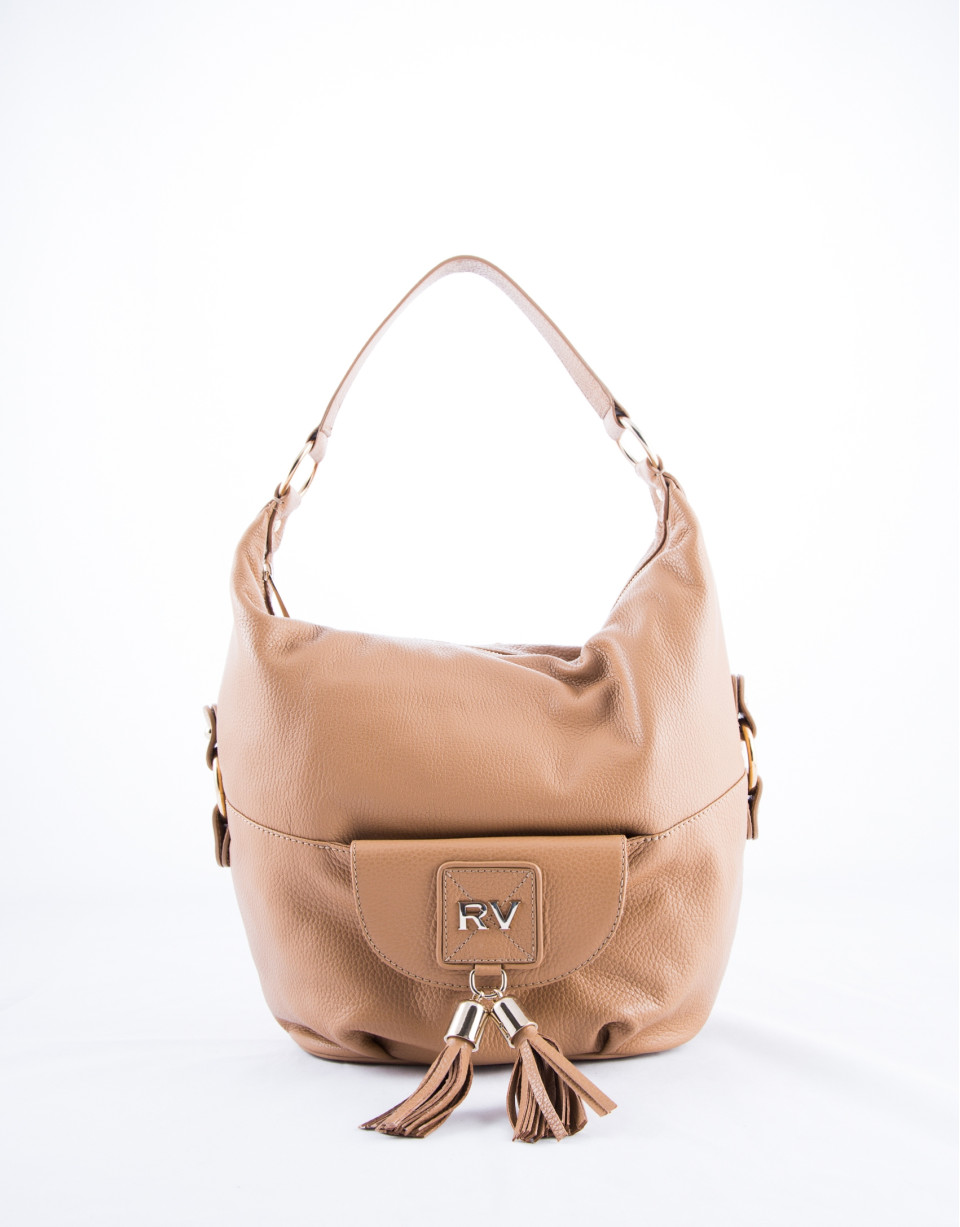 Bolso Hobo Petra piel camel