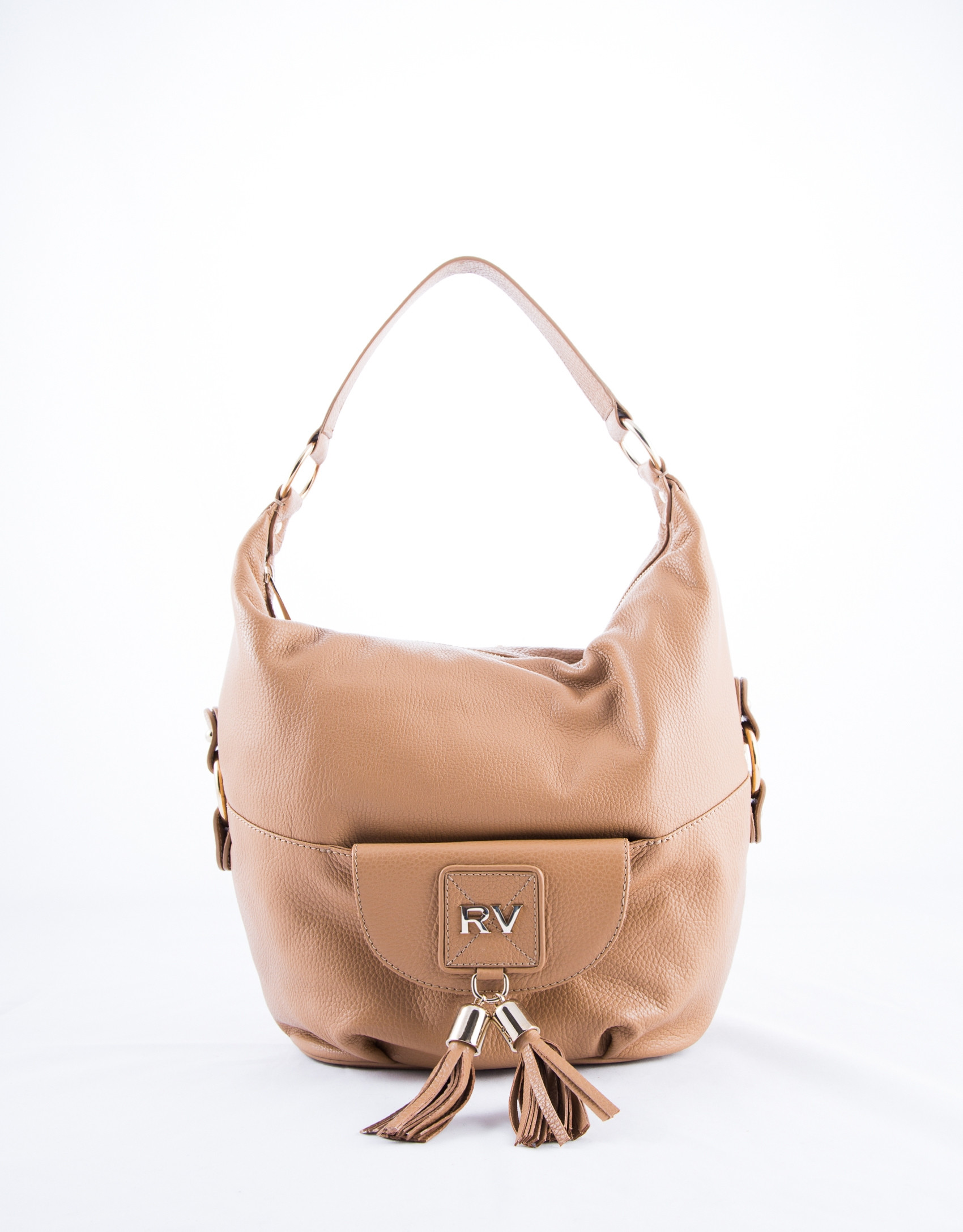 Bolso Hobo Petra piel camel