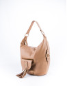 Bolso Hobo Petra piel camel