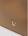 Camel leather Bruni Maxi Tote Bag - Woman | Roberto Verino