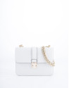 Bolso Norman piel rígida blanca