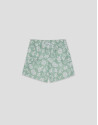 Khaki swimsuit with white leaf print - Man | Roberto Verino