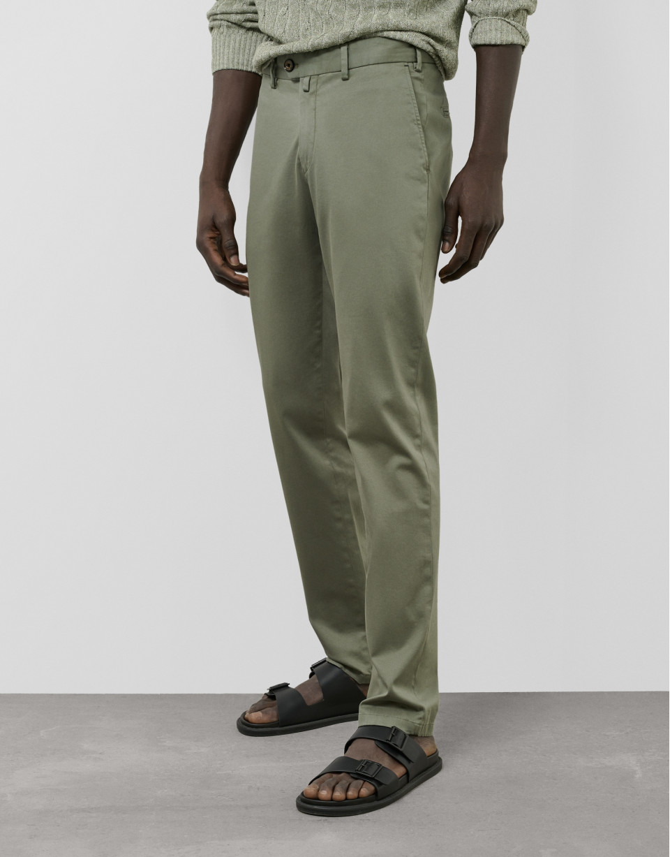 Pantalón chino regular algodón tintado ... | Roberto Verino