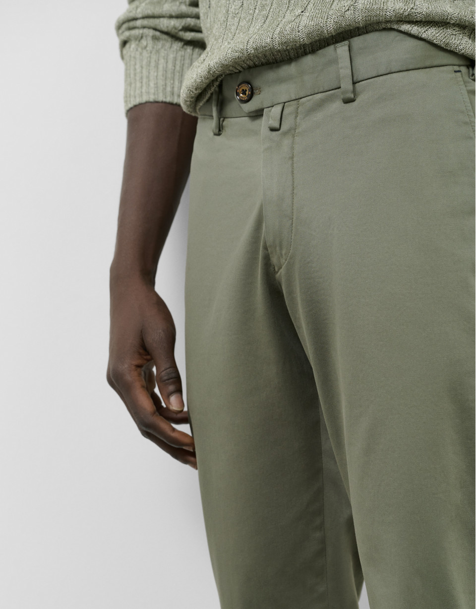 Pantalón chino regular algodón tintado ... | Roberto Verino
