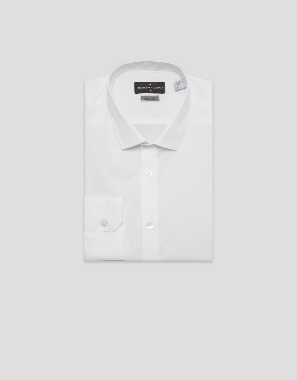 Plain white dress shirt - Man - SS2025 | Roberto Verino