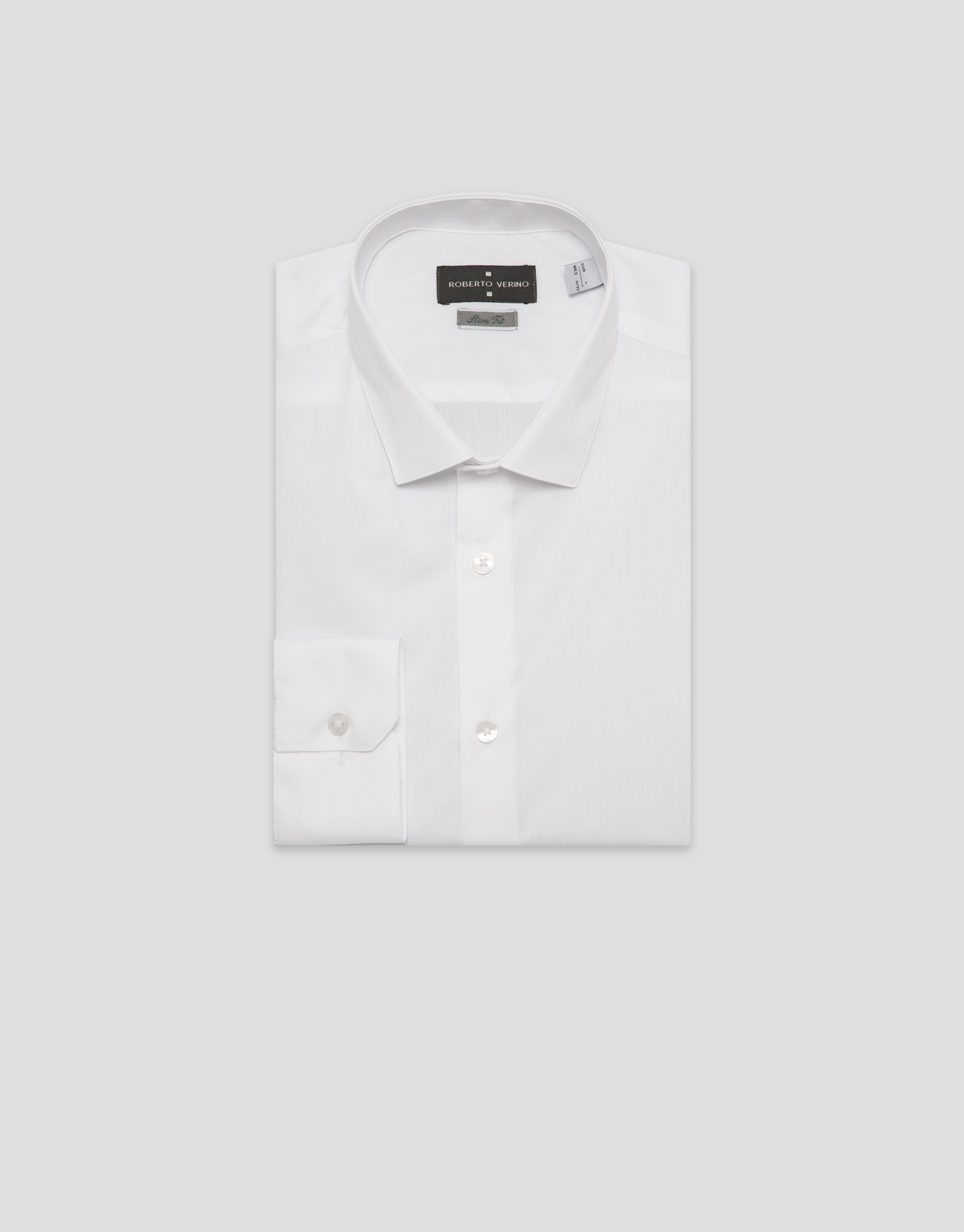 Plain white dress shirt - Man - SS2025 | Roberto Verino