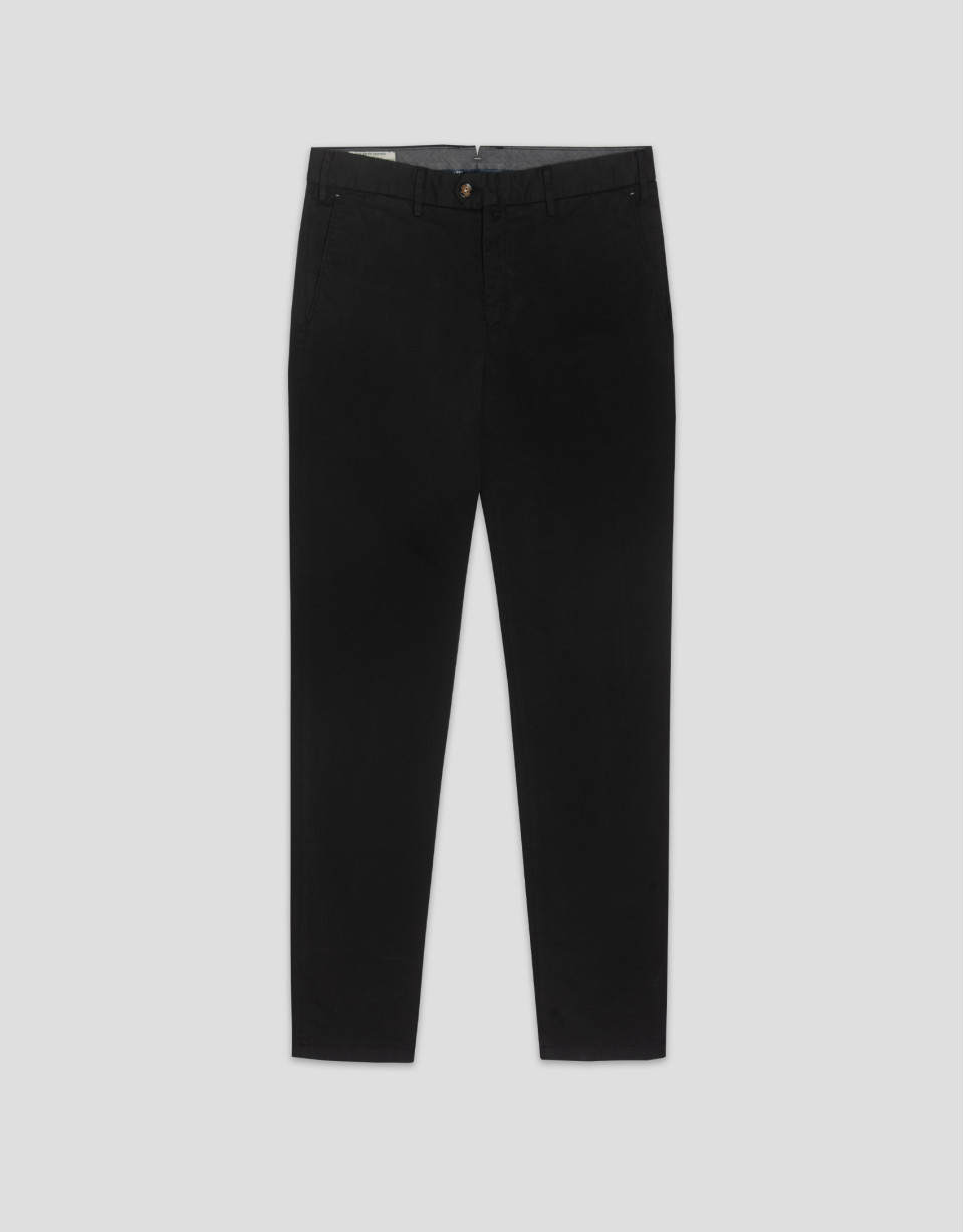 Black dyed chino trousers - Man - SS2025 | Roberto Verino