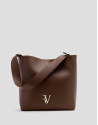 Bolso de hombro Valentina Hobo piel cuero | Roberto Verino