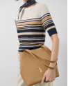 Camel leather Bruni Maxi Tote Bag - Woman | Roberto Verino