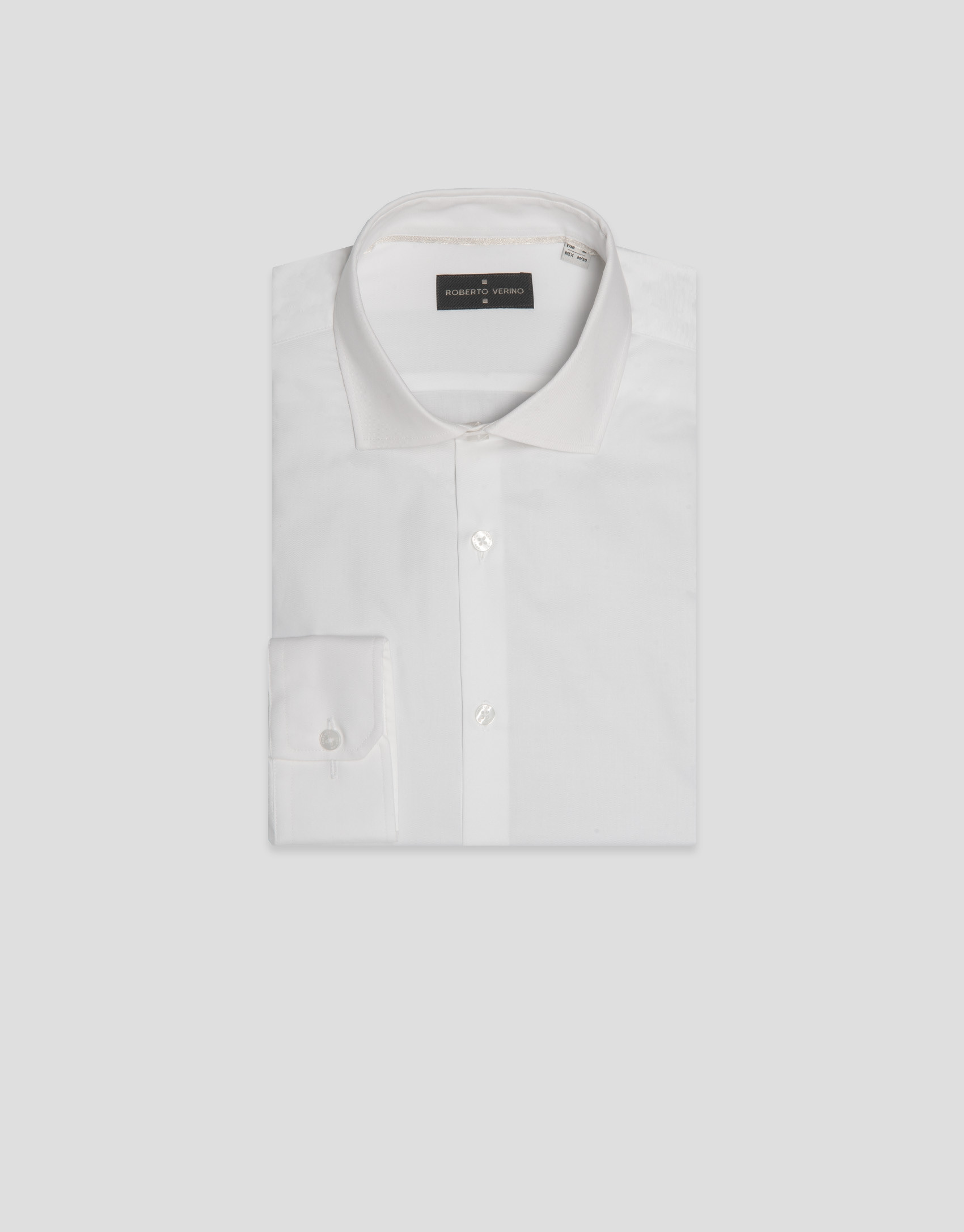 Camisa vestir regular sarga blanca - OI2024 | Roberto Verino