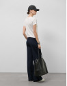 Bolso shopper Megan piel negro - Mujer - PV2025 | Roberto Verino