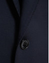 Dark blue regular fit half canvas suit - Man | Roberto Verino