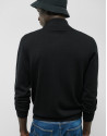 Plain black zipped jacket - Man - SS2025 | Roberto Verino
