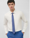Camisa vestir regular sarga blanca - OI2024 | Roberto Verino