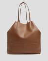 Bolso shopper Megan piel cuero - Mujer - PV2025 | Roberto Verino