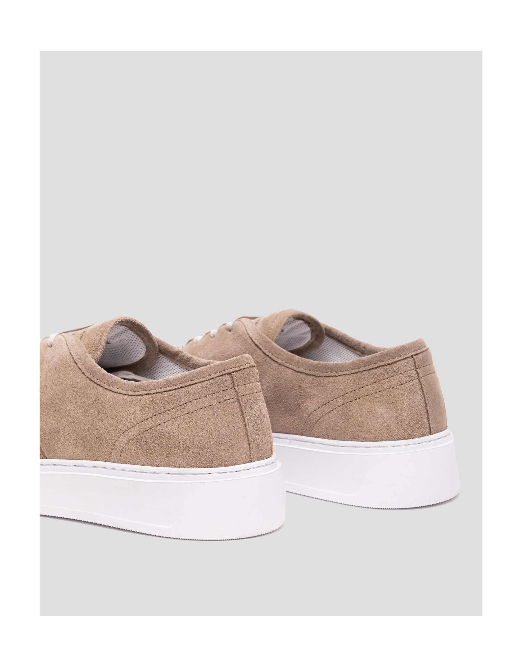 Zapatilla deportiva serraje visón - Hombre | Roberto Verino