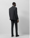 Traje half canvas slim fit liso gris oscuro | Roberto Verino