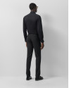 Traje half canvas slim fit liso negro - Hombre | Roberto Verino