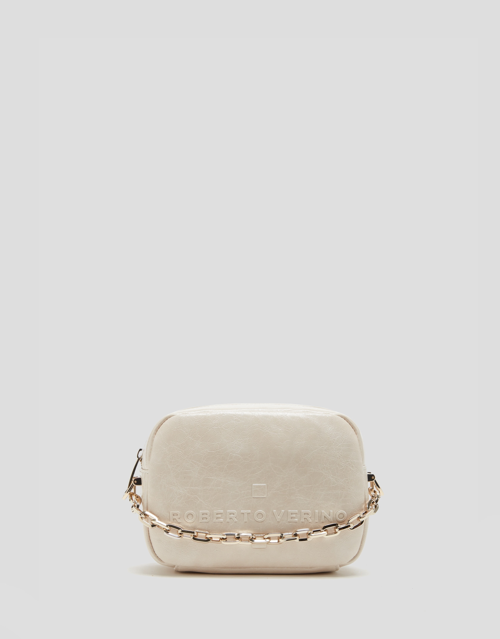 Bolso bandolera Bazin Beige - Mujer - OI2024 | Roberto Verino