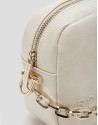 Bolso bandolera Bazin Beige - Mujer - OI2024 | Roberto Verino