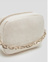Bolso bandolera Bazin Beige - Mujer - OI2024 | Roberto Verino