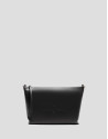 Bolso bandolera Megan Messenger piel negra | Roberto Verino