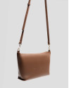Bolso bandolera Megan Messenger piel cámel | Roberto Verino