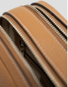 Thais camel leather shoulder bag - Gift Guide | Roberto Verino