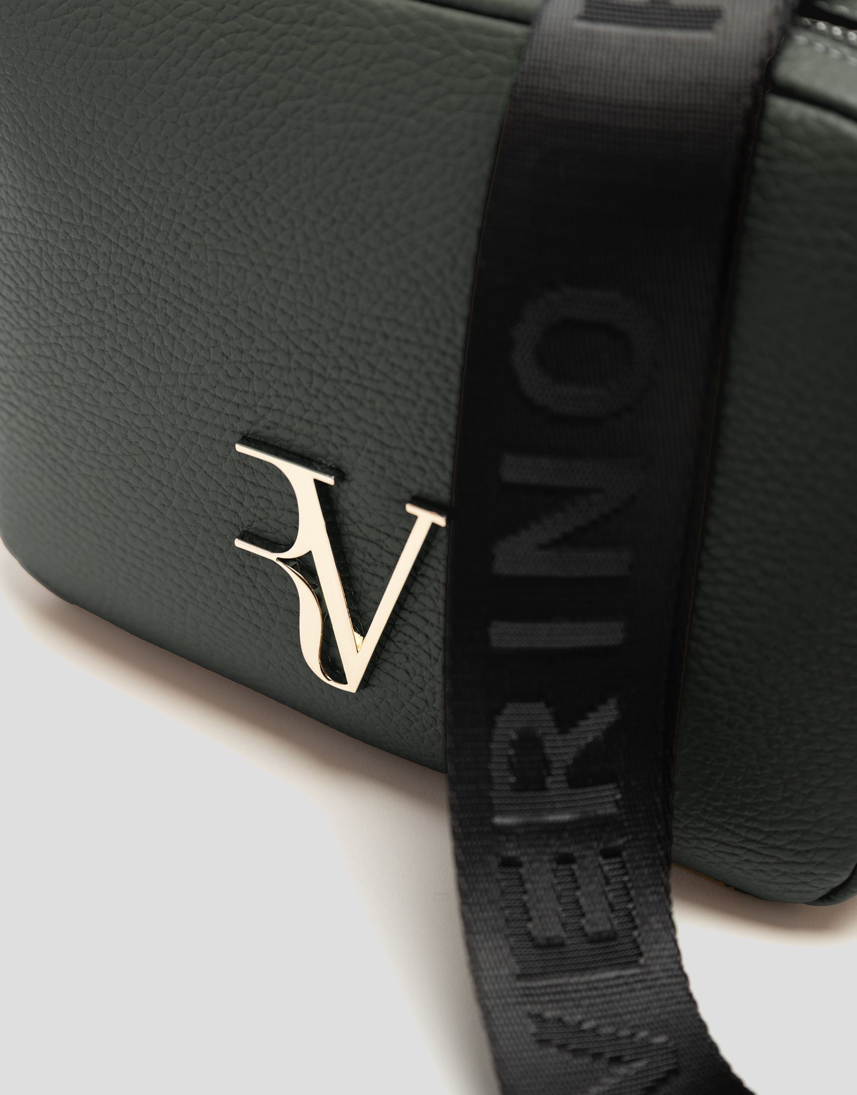 Thais green leather shoulder bag - Woman | Roberto Verino