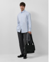 Light blue/white striped dress shirt - Man | Roberto Verino