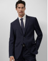Traje half canvas regular fit azul oscuro | Roberto Verino