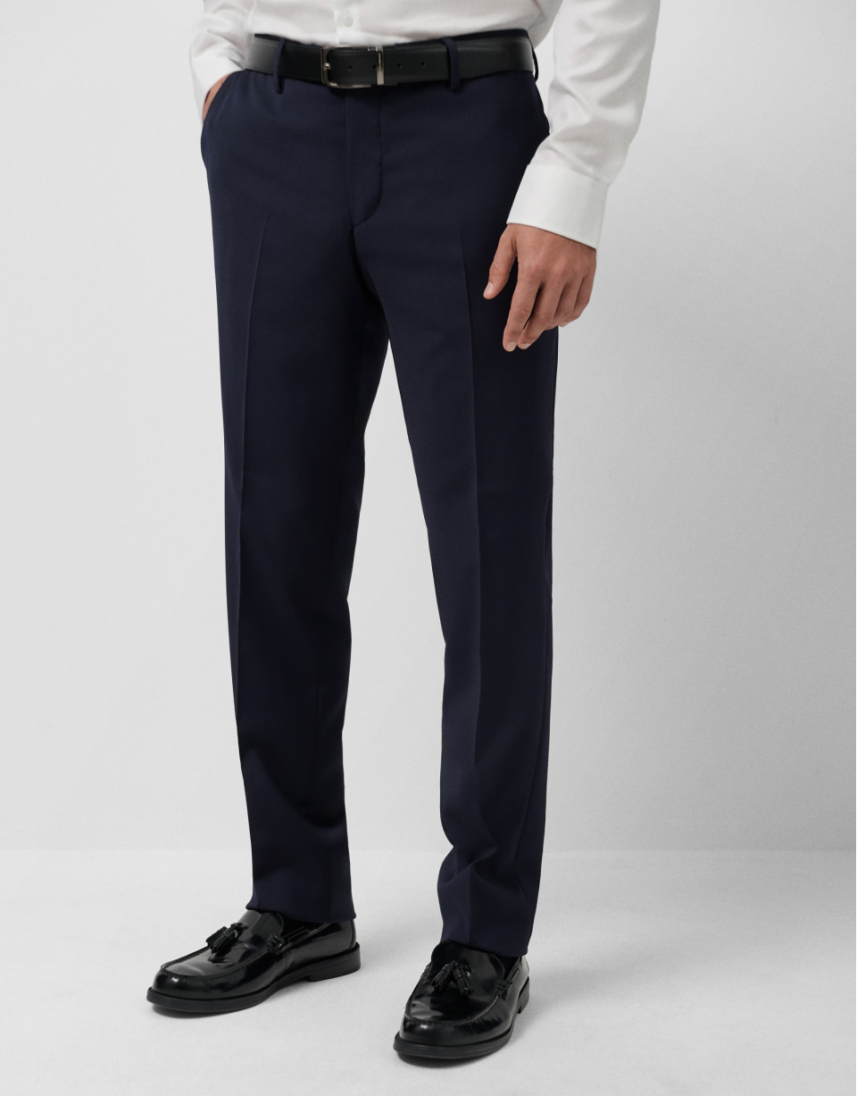 Traje half canvas regular fit azul oscuro | Roberto Verino