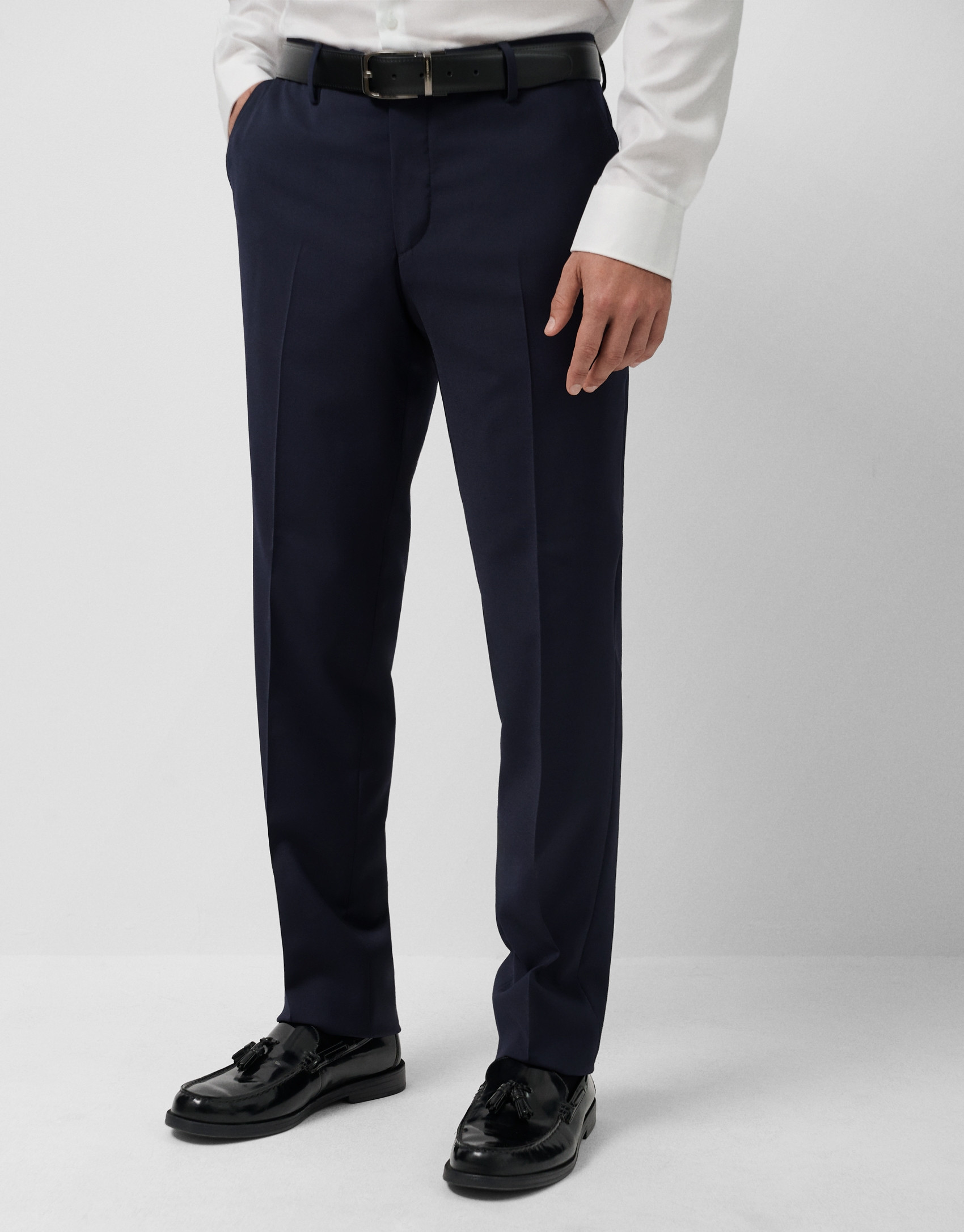 Traje half canvas regular fit azul oscuro | Roberto Verino